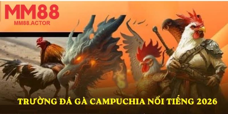 Trường đá gà Campuchia nổi tiếng 2026