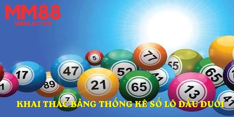 Khai thác bảng thống kê số lô đầu đuôi
